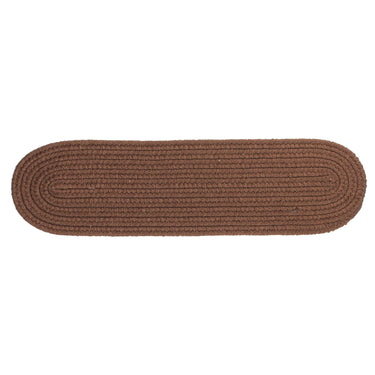Wool Solids Stair Tread - S116 Walnut